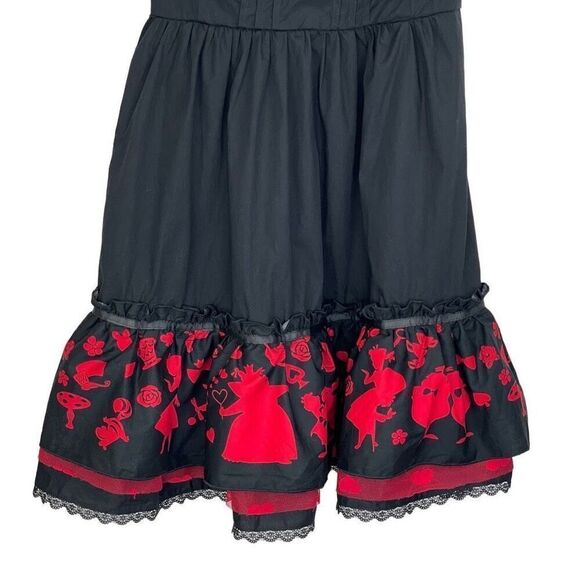 Disney Alice In Wonderland Queen Of Hearts Dress Size L New without tag - Picture 7 of 14